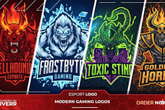 design a custom gaming logo and branding for your channel