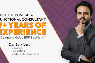 be your odoo technical functional consultant