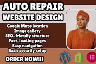 auto repair website mechanic website car repair website auto service website