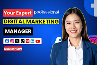 social media marketing manager and growth your brand