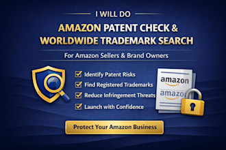 do amazon patent check and trademark search worldwide