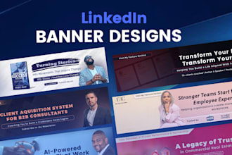 design premium linkedin banner that standout
