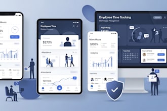 build an employee time tracking and management app