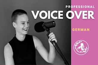 voice over professionally for german business and commercials