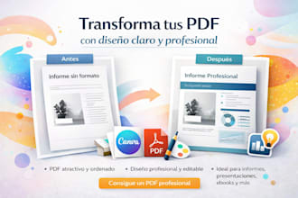 diseno tu ebook, workbook o lead manager  profesional en canva