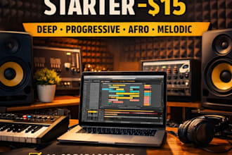 create a professional melodic house or progressive idea for your track