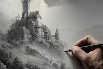 draw your fantasy character illustration