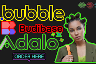build flutter, bubble io, bubble saas, glide and adalo app