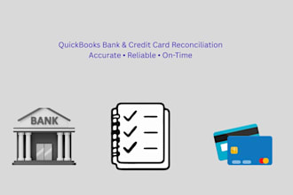 do bank reconciliation and credit card reconciliation