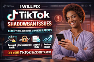 fix tiktok shadowban issues, audit your account, and handle appeals