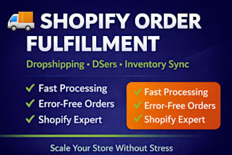 do shopify order fulfillment dropshipping and store management