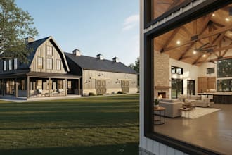 create barndominium plans and pole barn house plan as your architect