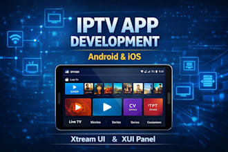create a custom iptv app with xtream UI and xui panel