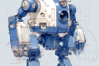 make or design mechs robots concepts