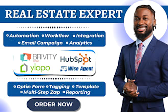 setup ylopo ixact contact integration brivity wise agent hubspot crm automation