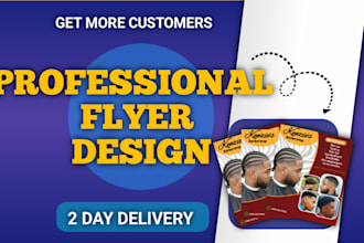design clean flyers for events and business promotions