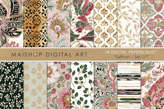 create pattern design for textile fabrics print