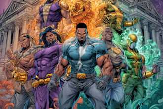 do comic book illustration graphic novel superhero comic webcomic comic artist