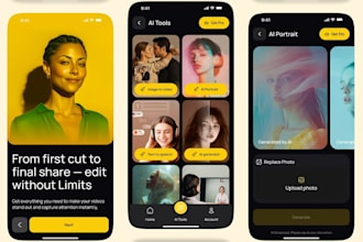 build ai video creation app like klingai, ai 3d avatar, ai video editor app
