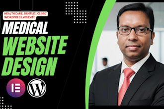 design medical or healthcare or dental clinic website