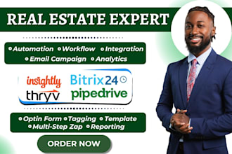 setup thryv groove funnel workflow insightly bitrix24 pipedrive integration