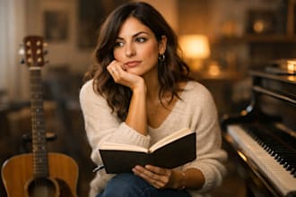 be your professional spanish female singer, songwriter with sweet vocals