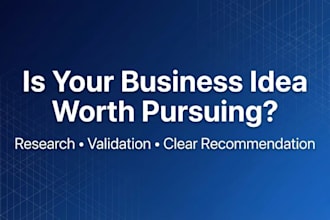 validate your business idea with research and honest recommendations
