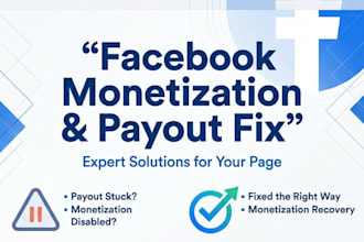 fix facebook monetization, payout hold, disable issues