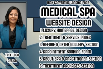 medical spa website beauty treatment website laser treatment website