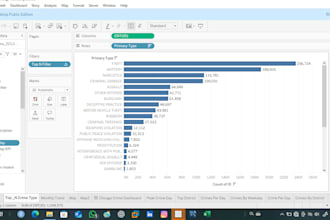 design an interactive tableau dashboard