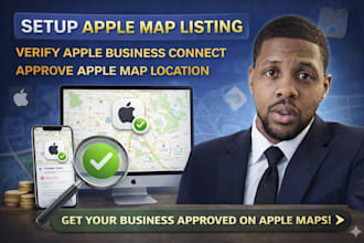 setup apple map listing verify apple business connect approve apple map location