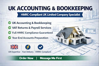 do accounting and bookkeeping for UK company
