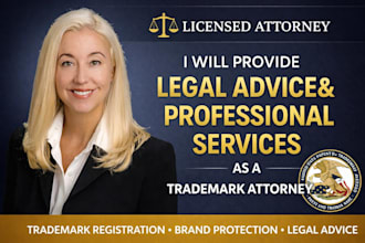 handle your trademark filing and uspto application as a licensed attorney