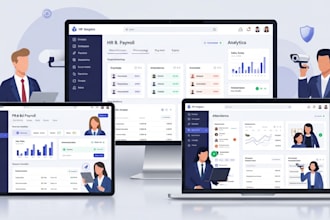 build a complete HR and payroll management saas web application