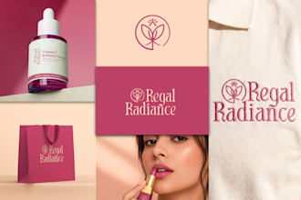 do luxury elegant brand logo design with free revisions