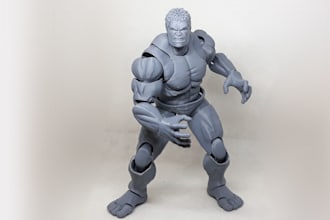 do 3d articulated model action figure 3d sculpting flexi model for 3d printing