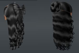 roblox ugc, roblox gfx, roblox scalp hair, roblox hair, roblox accessories
