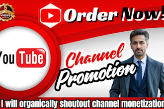 organically increase youtube channel shoutout, video promo channel earnings tips
