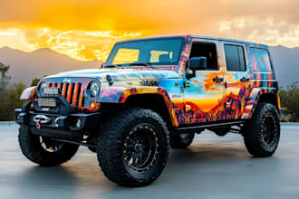 professional vehicle wrap design, car wrap