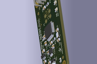 design microcontroller control board pcb design with schematic and gerber