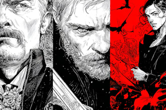 design characters and comic books