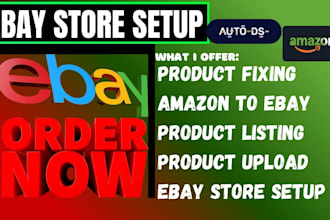 setup manage ebay store fix autods amazon product listing variation error