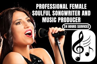 write and compose soulful song female vocal soulful lyrics female soulful song