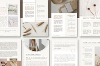 format, design, and layout your ebook or worksheet in canva professionally
