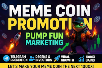 grow meme coin holder, solana meme coin, telegram promotion, meme coin promotion