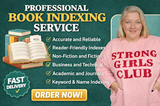 do book indexing, kindle ebook and paperback formatting, ebook conversion