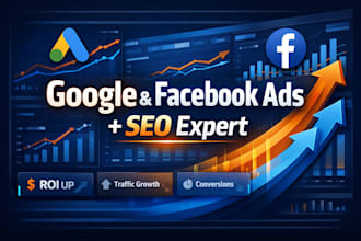 manage google ads facebook ads and SEO for real business growth