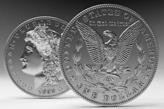 sculpt 3d coin model, 3d coin, 3d sword, bas relief  3d coin design, 3d printing