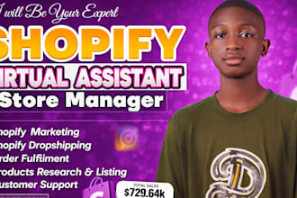 do shopify virtual assistant, marketing, and sales funnel