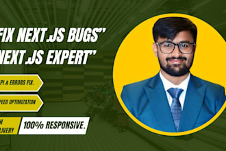 fix next js bugs, react errors and optimize web performance